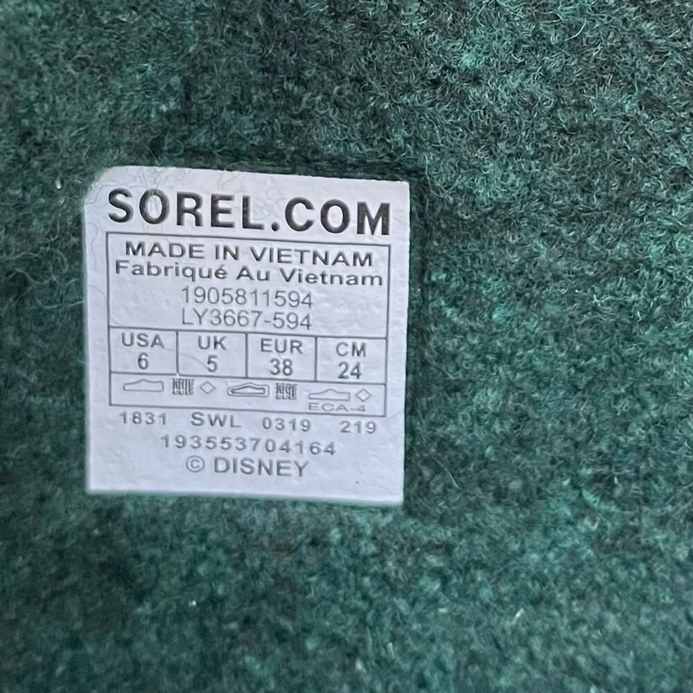 Sorel X Disney Frozen Flury Weather Resistant Snow Boots Winter Ski - Picture 6 of 7